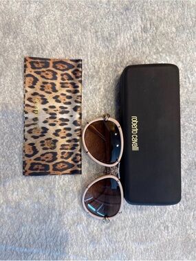 Roberto Cavalli Women's Brown Gradient Aviator Sunglasses